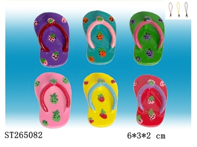 草莓拖鞋（6色）带手机绳 - ST265082