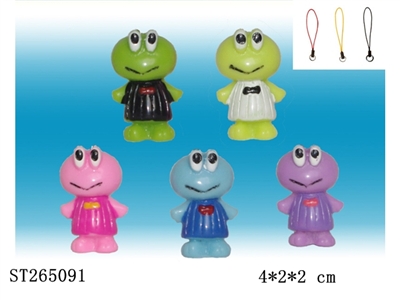 凸眼青蛙（6色）带手机绳 - ST265091