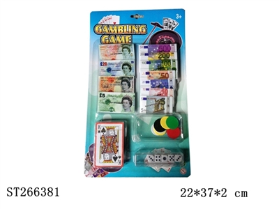 GAMBLING PLAY SET - ST266381