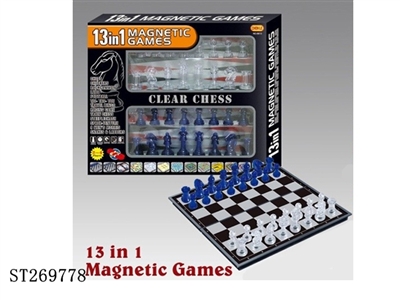 13合1仿水晶磁力游戏 - ST269778