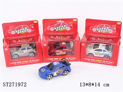 PULL BACK RACING CAR 4C - ST271972