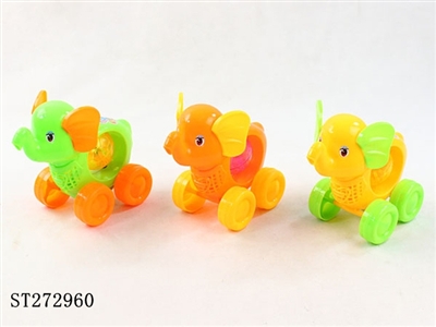 PULL STRING CAR W/LIGHT& CANDY TOY - ST272960