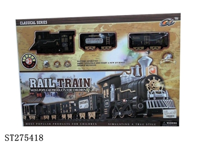 B/O CLASSIC TRAIN WITH SMOKING & LIGHT & MUSIC - ST275418