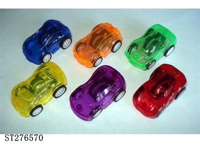PULL BACK TRANSPARENT CAR - ST276570