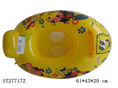 充气黄鸭游泳圈 - ST277172