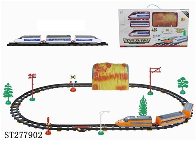 电动轨道火车配山洞(47PCS) - ST277902