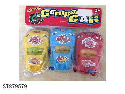 Pull back car 3pcs - ST279579