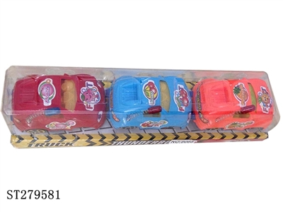 Pull back car 3pcs - ST279581