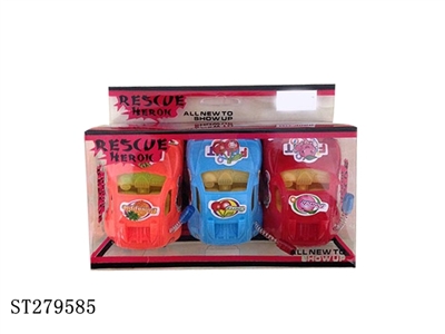 Pull back car 3pcs - ST279585