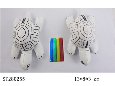 GRAFFITI TORTOISE W/COLORED PENS - ST280255