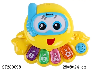 B/O OCTOPUS LEARNING TOY W/MUSIC AND LIGHT - ST280898