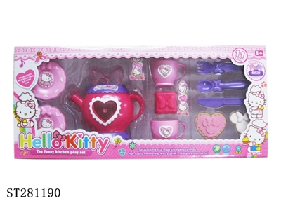 TEA SET WITH MUSIC + MINI KITCHEN SET (INCLUDE BATTERY) - ST281190