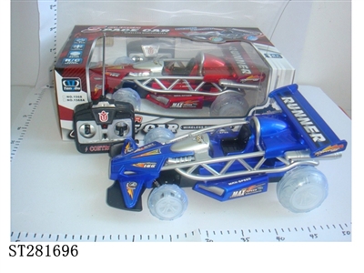 4W R/C CAR WITH PADDLE WHEELS & 4 LIGHTS - ST281696