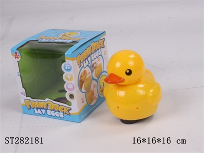 B/O LAY EGGS DUCK W/LIGHT AND MUSIC - ST282181