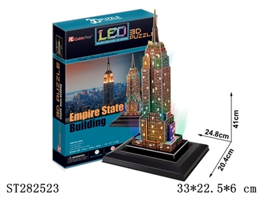 EMPIRE STATE BUILDING 3D PUZZLE WITH LIGHT - ST282523