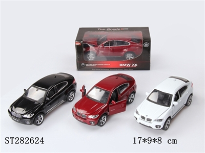 1:32METAL PULL BACK CAR W/LIGHT、MUSIC - ST282624