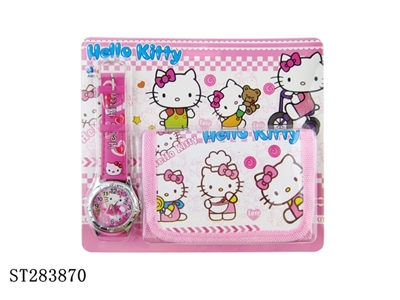 KT CAT WATCH + PURSE - ST283870