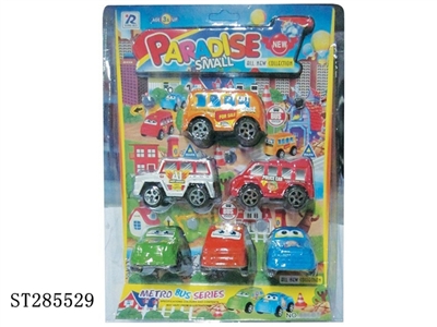 PULL BACK CAR (MIXED 6 KINDS) - ST285529