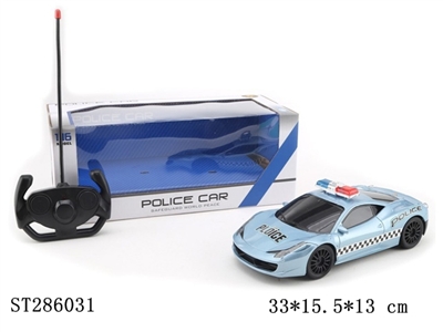 法拉利警车四通遥控警车 不包电 - ST286031