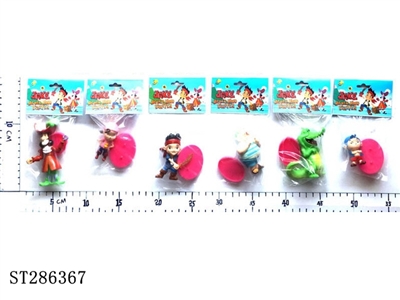 1-4寸动漫杰克和梦幻岛海盗单只 6款 - ST286367