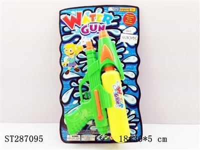 DOUBLE NOZZLE SINGLE BOTTLE WATER GUN TWO COLORS - ST287095