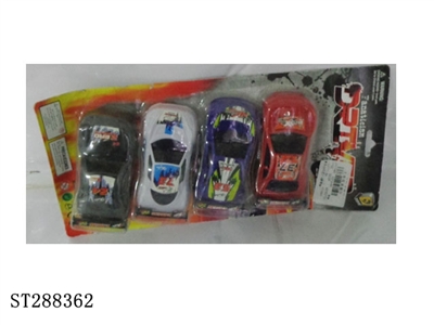 RACING CAR (4PCS/SET) - ST288362