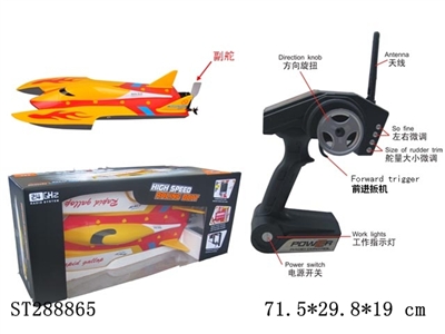 2.4G R/C SPEED BOAT WITH BRUSHLESS - ST288865