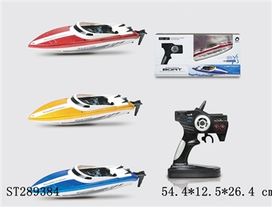 2.4G R/C SPEED BOAT WITH RECHARABLE BATTERY - ST289384