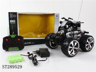 4W R/C BIG FOOT MOTORCYCLE WITH RECHARGERABLE BATTERY - ST289529