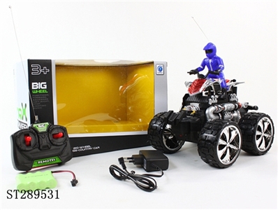 4W R/C BIG FOOT MOTORCYCLE WITH RECHARGERABLE BATTERY - ST289531