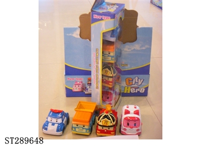 INERTIAL CARTOON CAR SERIES (MIXED 4 KINDS) - ST289648