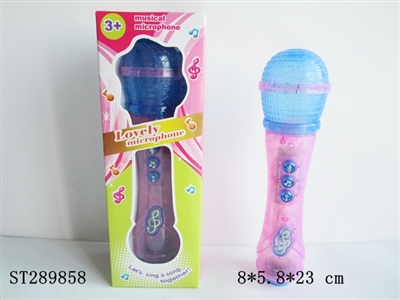 MICROPHONE WITH LIGHT & MUSIC - ST289858