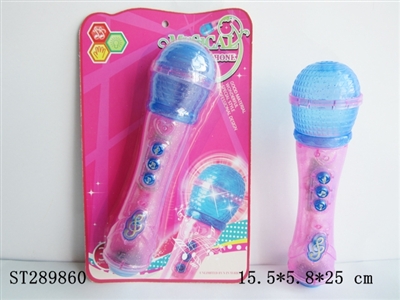 MICROPHONE WITH LIGHT & MUSIC - ST289860