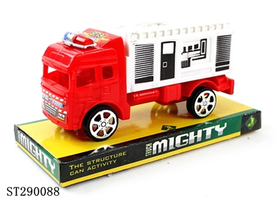 PULL BACK FIRE FIGHTING TRUCK - ST290088