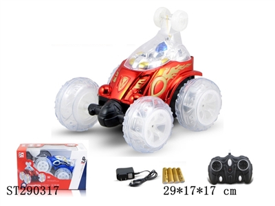 6W R/C STUNT CAR WITH LIGHT&MUSIC&DEMO FUNCTION (RECHARGEBLE BATTERY INCLUDED) - ST290317