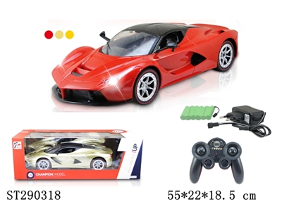 1:10 R/C RACING CAR WITH RECHARGERABLE BATTERY - ST290318