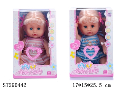 14 INCH GIRL DOLL WITH IC (MIXED 2 COLORS) - ST290442