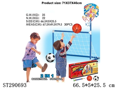 2 IN 1 FOOTBALL GOAL - ST290693