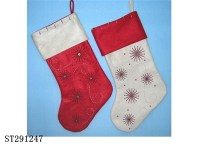 CHRISTMAS STOCKING (COMPUTER EMBROIDERY) - ST291247