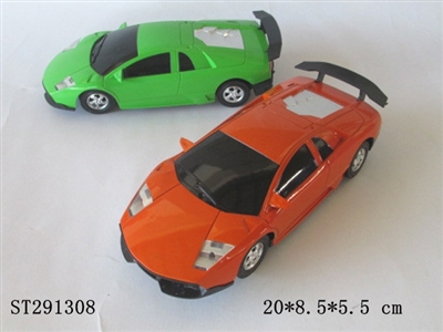 1:24 SLIDING CAR (ORANGE/GREEN) - ST291308