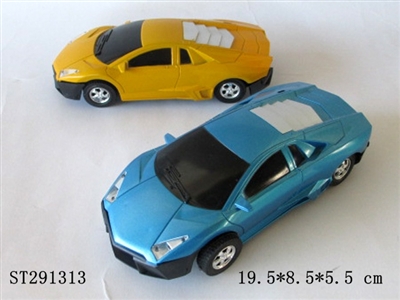 1:24 SLIDING CAR (SILVER/YELLOW) - ST291313