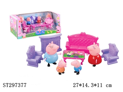 粉红小猪配家具 - ST297377