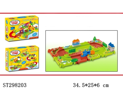 智力电动火车轨道积木/22PCS - ST298203