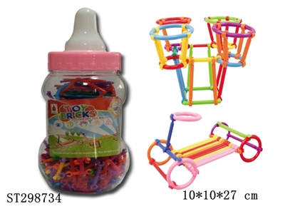 聪明棒积木奶瓶罐325PCS - ST298734