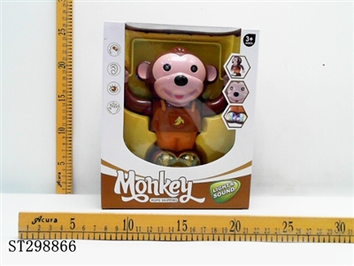 B/O MONKEY WITH LIGHT AND MUSIC  - ST298866