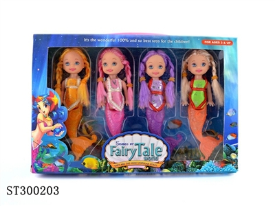 4只3.5寸美人鱼 - ST300203