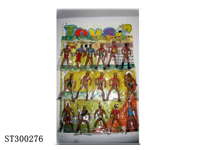 8*INDIAN+8*COWBOY (16PCS/BOARD) - ST300276