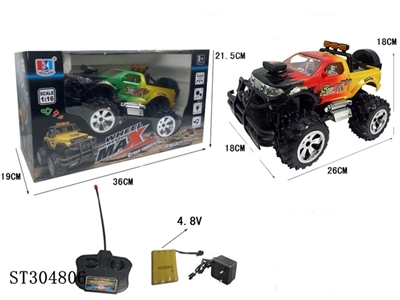 1：16  4W R/C CAR WITH LIGHT （WITH CHARGER & BATTERY） - ST304806