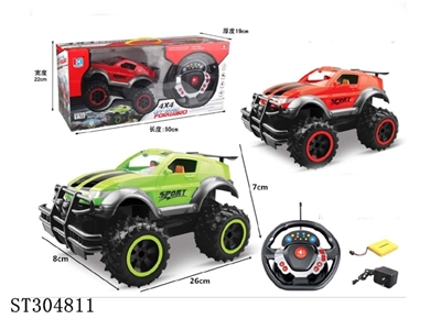 1：14 R/C CAR WITH LIGHT （WITH CHARGER & BATTERY） - ST304811