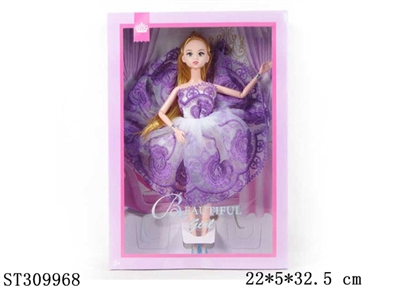 11.5寸12关节可儿孔雀裙芭比 - ST309968